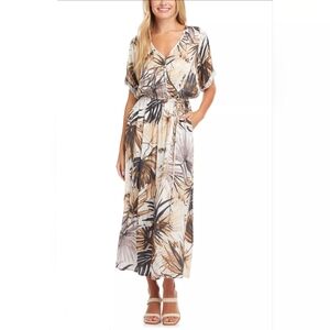 Karen Kane Palm Dress.$228 NWT